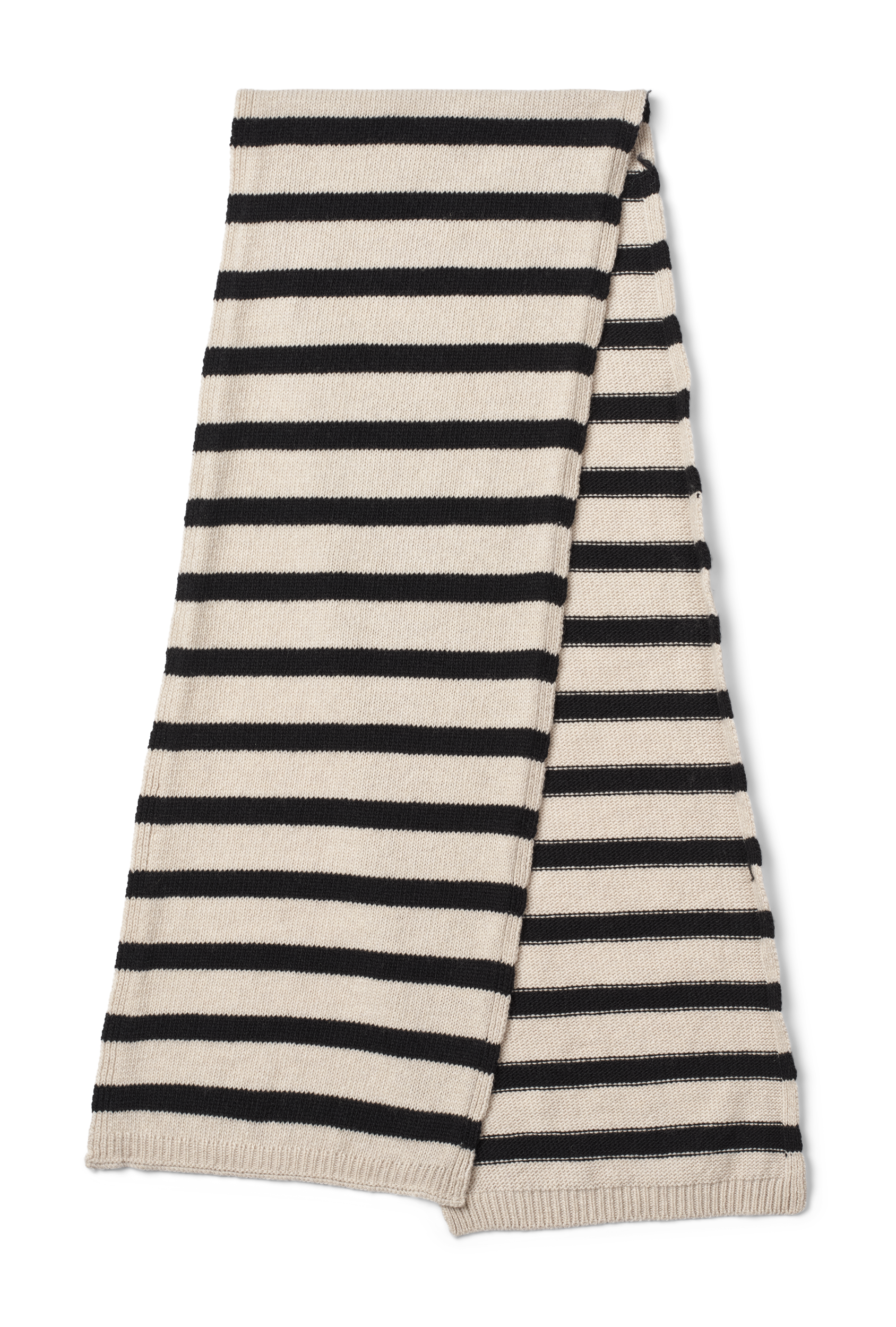 GAI+LISVA Tanja Lambswool Scarf GOTS 243975 Knit 650 Black