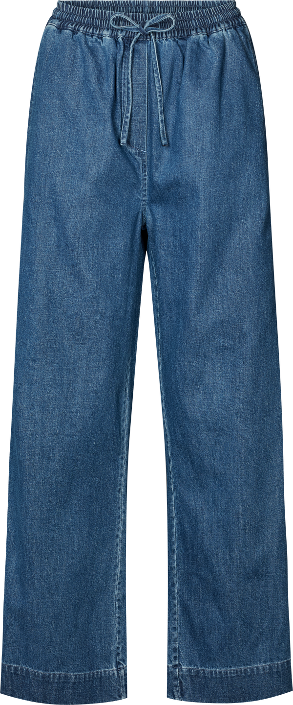 GAI+LISVA Thilde Denim Pant Pants & Shorts 472 Denim Blue