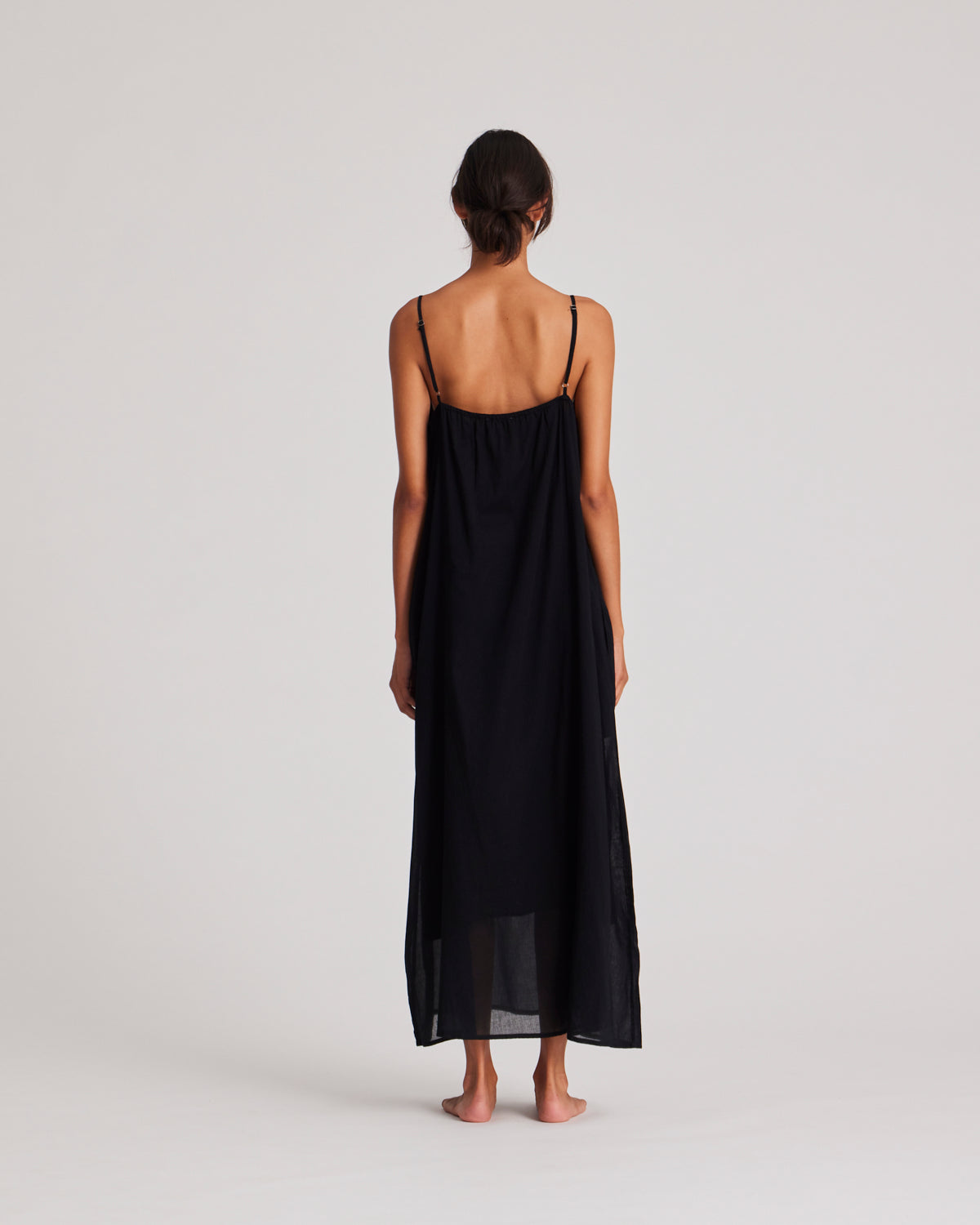 GAI+LISVA Thilde Pant Poplin GOTS 243975 Dresses & Skirts 650 Black
