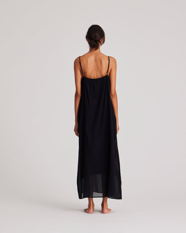 GAI+LISVA Thilde Pant Poplin GOTS 243975 Dresses & Skirts 650 Black
