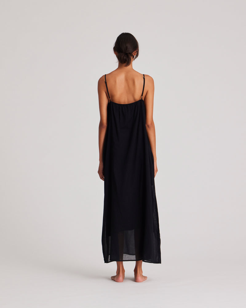 GAI+LISVA Thilde Pant Poplin GOTS 243975 Dresses & Skirts 650 Black