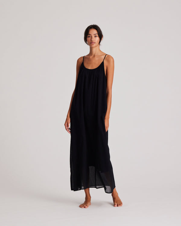 GAI+LISVA Thilde Pant Poplin GOTS 243975 Dresses & Skirts 650 Black