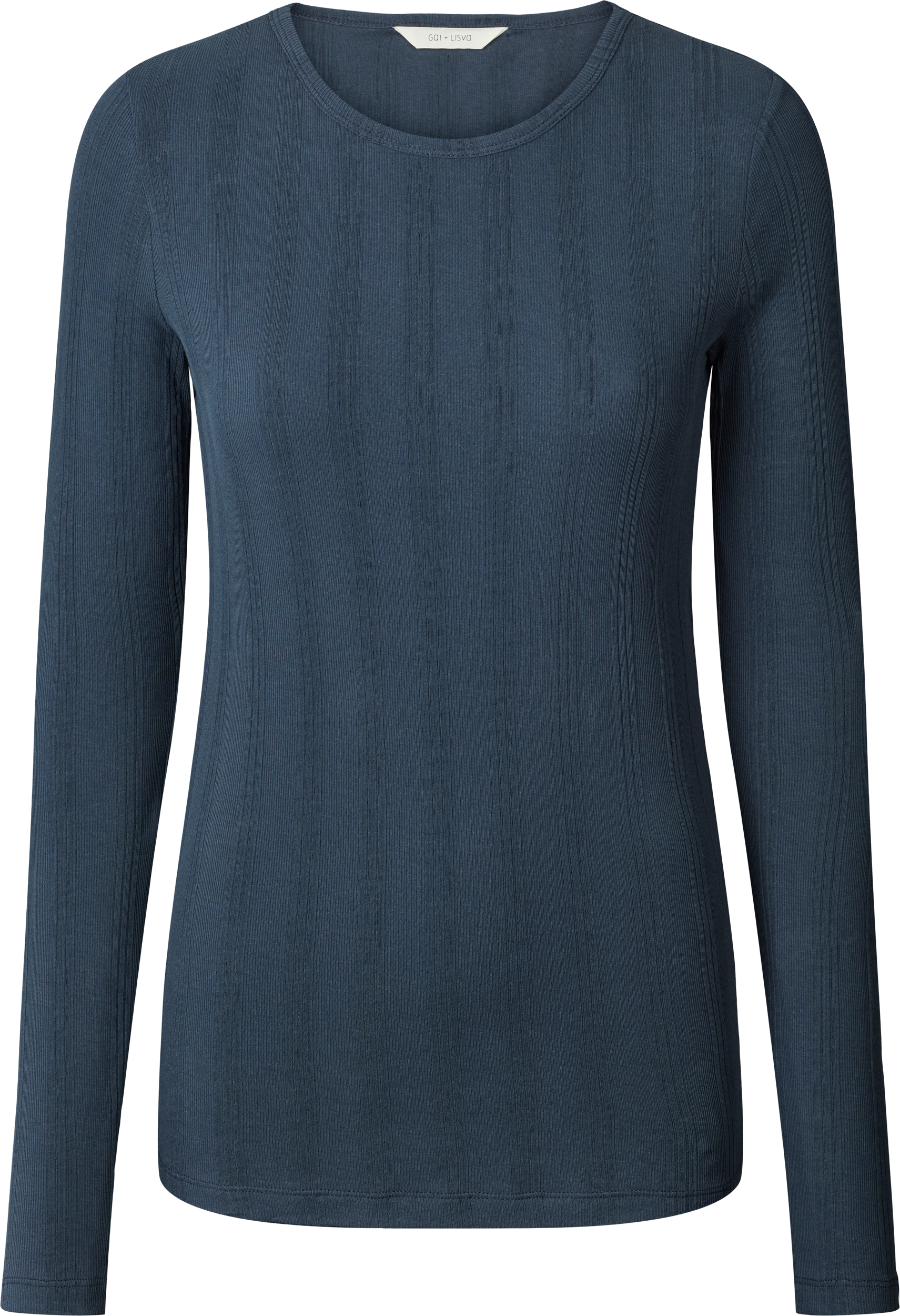GAI+LISVA Thyra L/S Cotton Top Top 472 Denim Blue