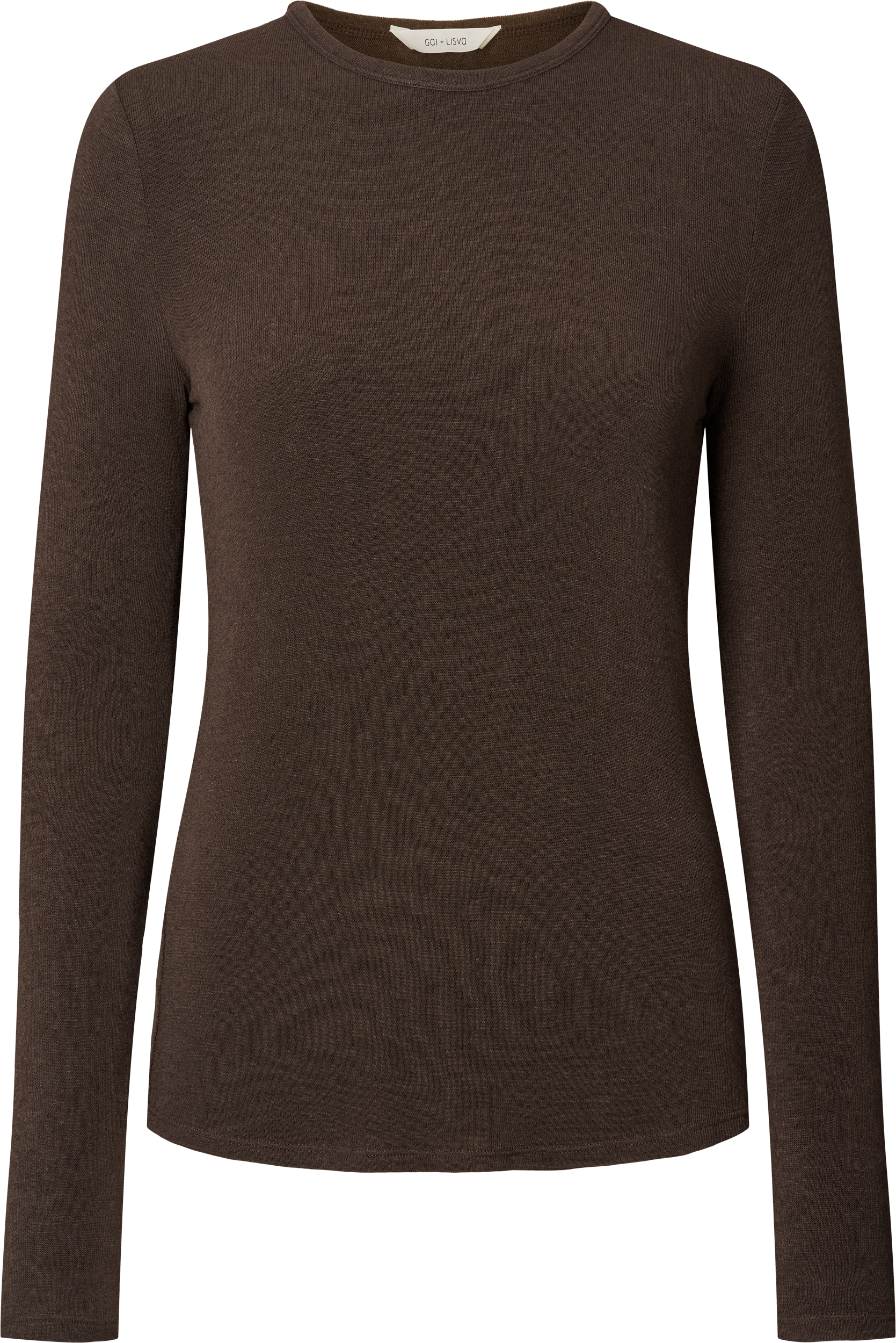 GAI+LISVA Thyra Wool Top Tops & T-shirts 681 Mulch