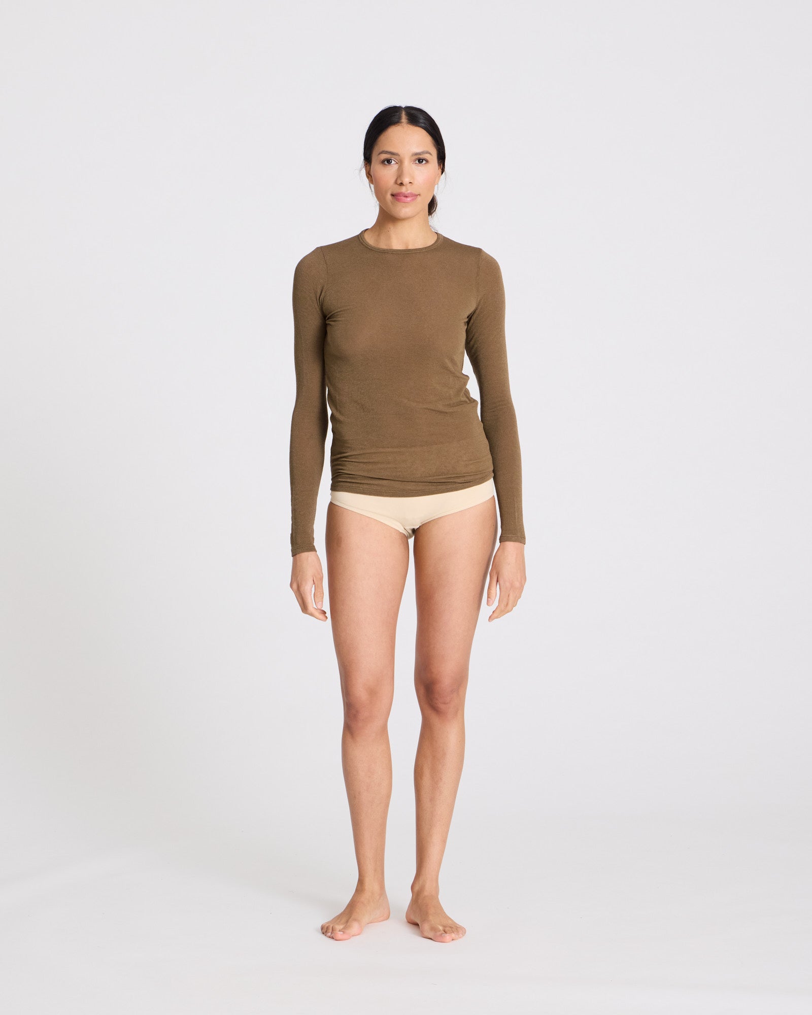GAI+LISVA Thyra Wool Top Top 861 Kangaroo