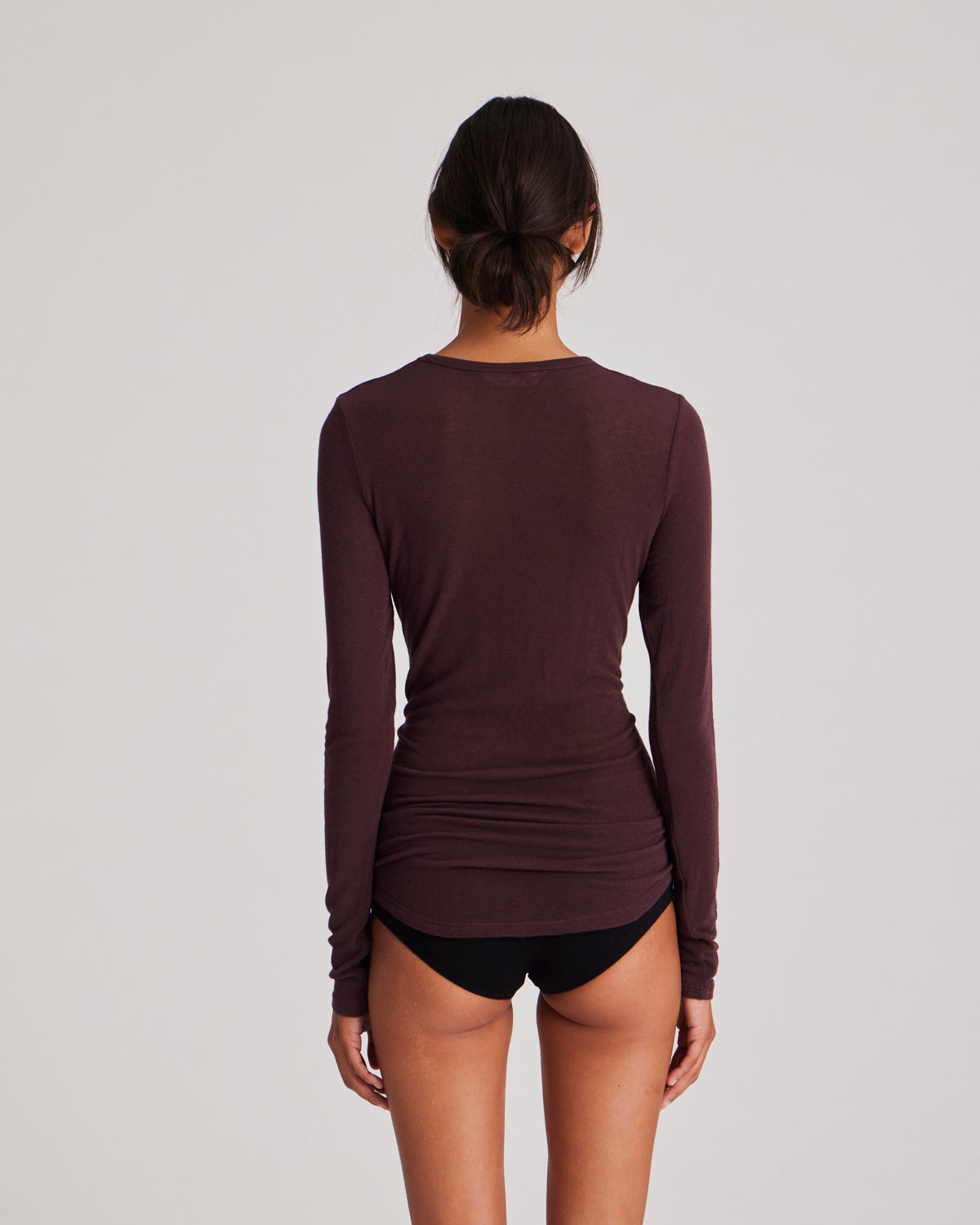GAI+LISVA Thyra Wool Top Tops & T-shirts 133 Fudge