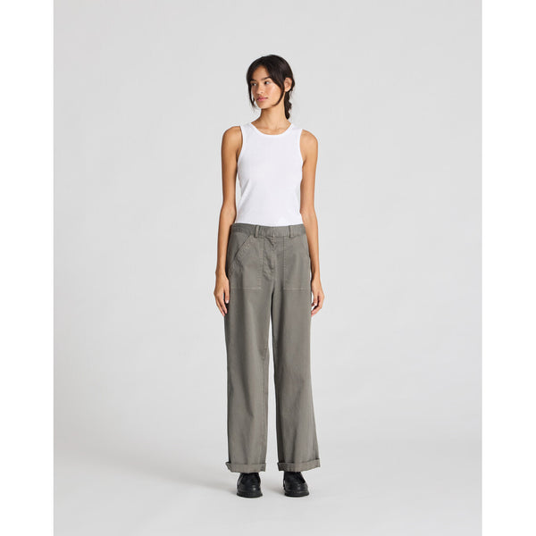 GAI+LISVA Tinne Pant Cotton Pants & Shorts 193 Metal Grey