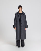 GAI+LISVA Tove Coat Jacket 614 Dark Grey Melange