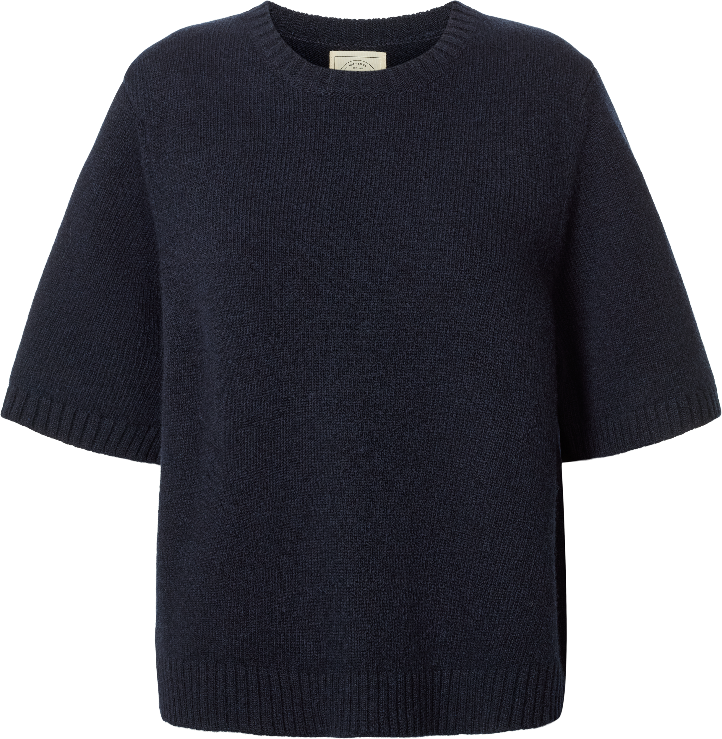 GAI+LISVA Tulle Lambswool Jumper GOTS 243975 Knit 181 Midnight Blue