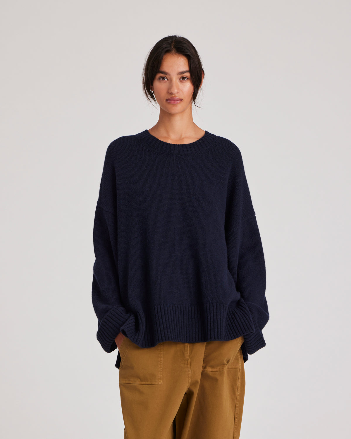 GAI+LISVA Vigga Lambswool Jumper Knit 181 Midnight Blue