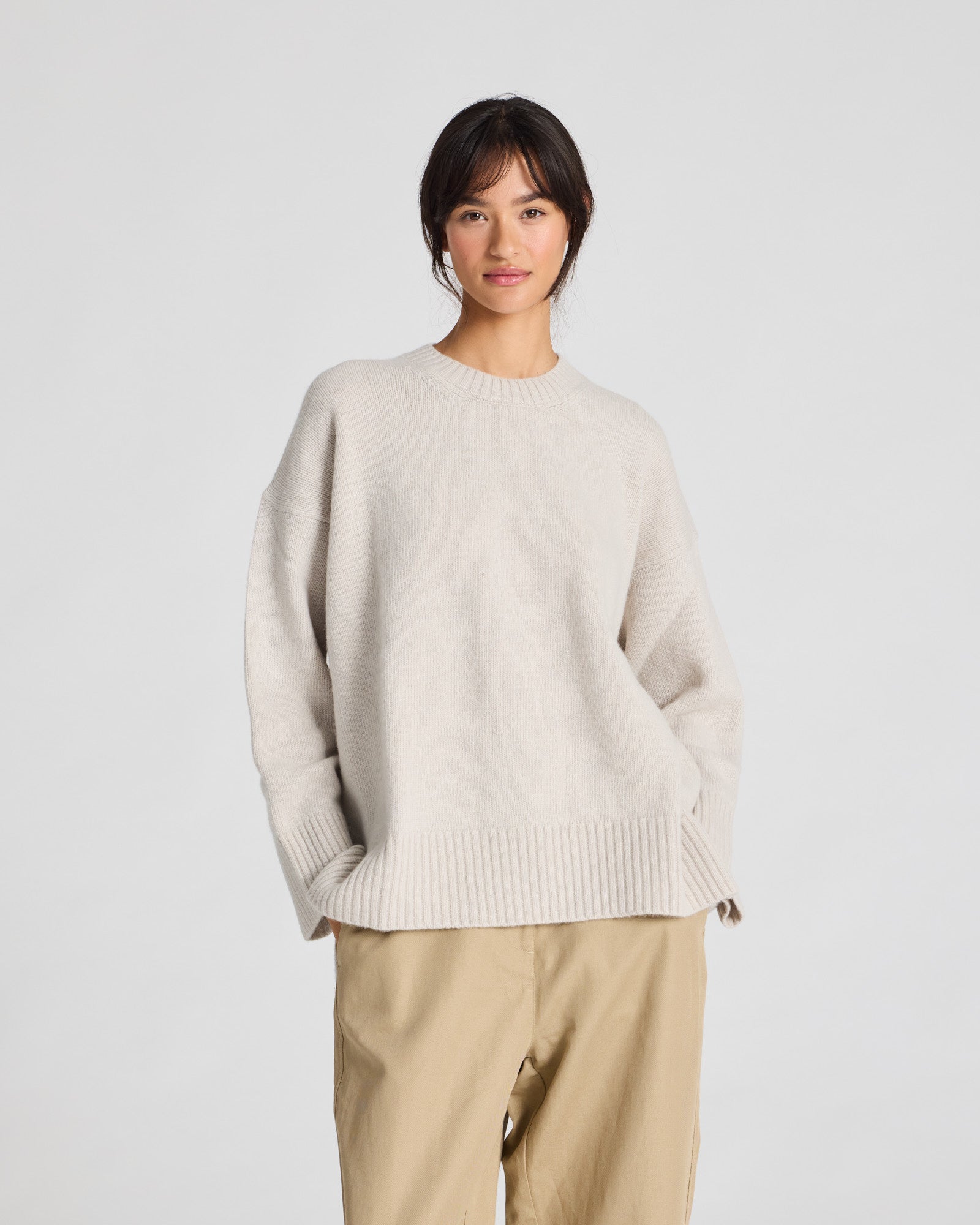 GAI+LISVA Vigga Lambswool Jumper Knit 826 Island Fossil