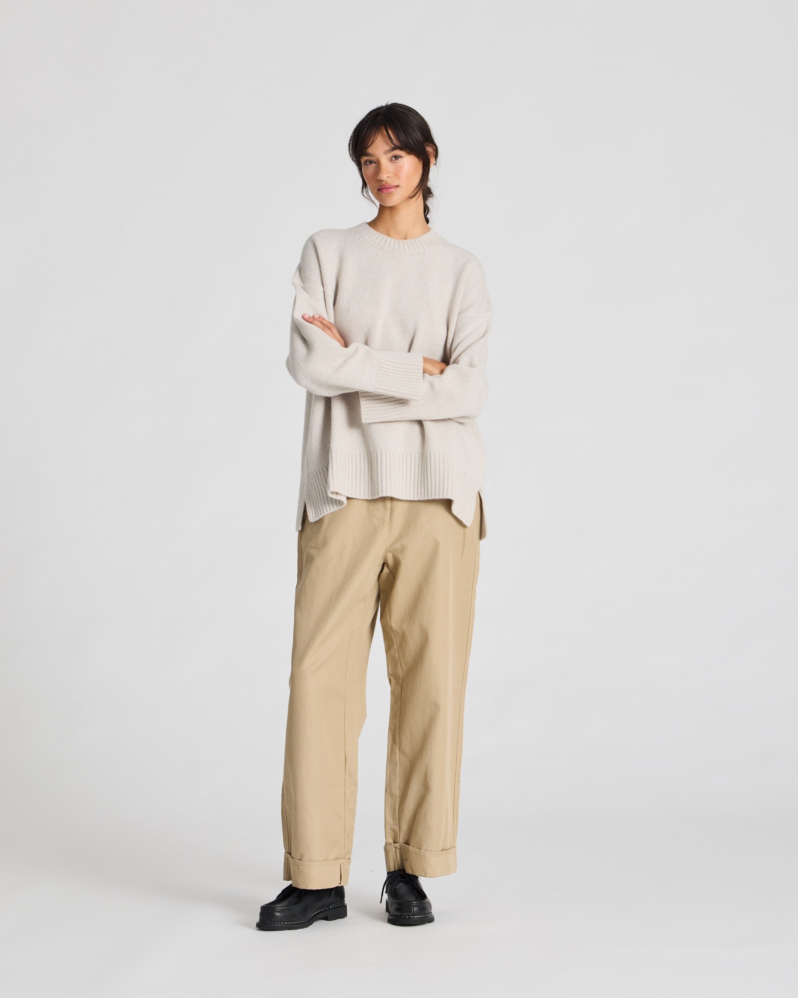 GAI+LISVA Vigga Lambswool Jumper Knit 826 Island Fossil