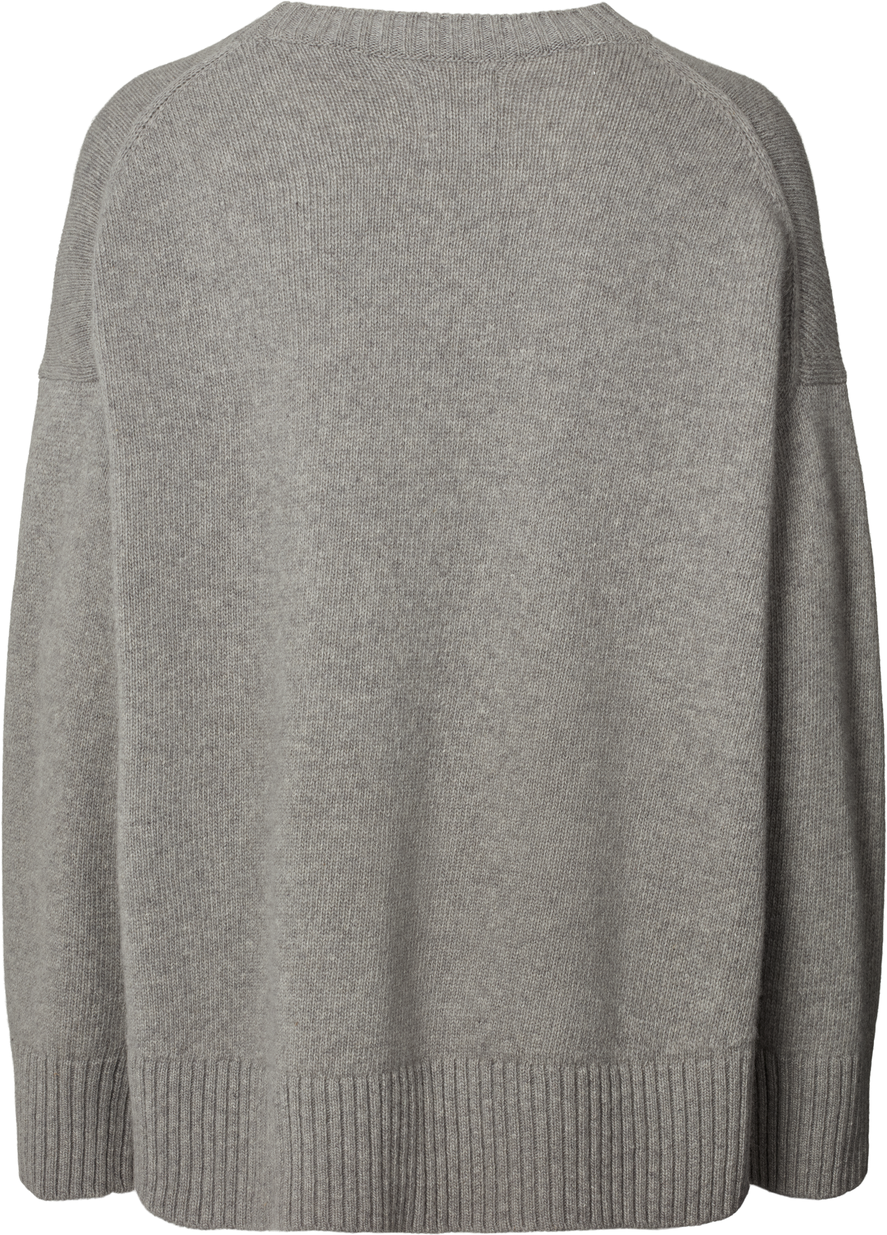 GAI+LISVA Vigga Lambswool Jumper Lambswool l Knitwear 602 Grey Melange