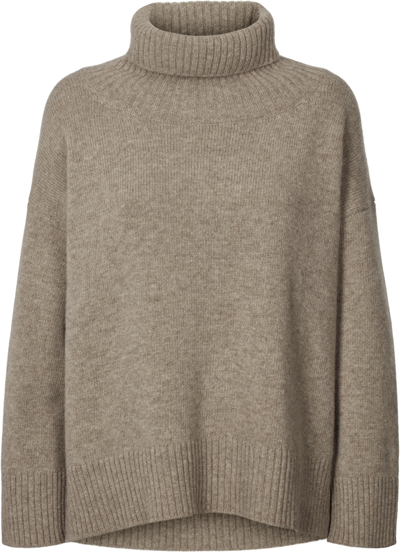 GAI+LISVA Vita Lambswool Jumper Knit 173 Stone Grey