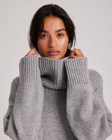 GAI+LISVA Vita Lambswool Jumper Knit 602 Grey Melange