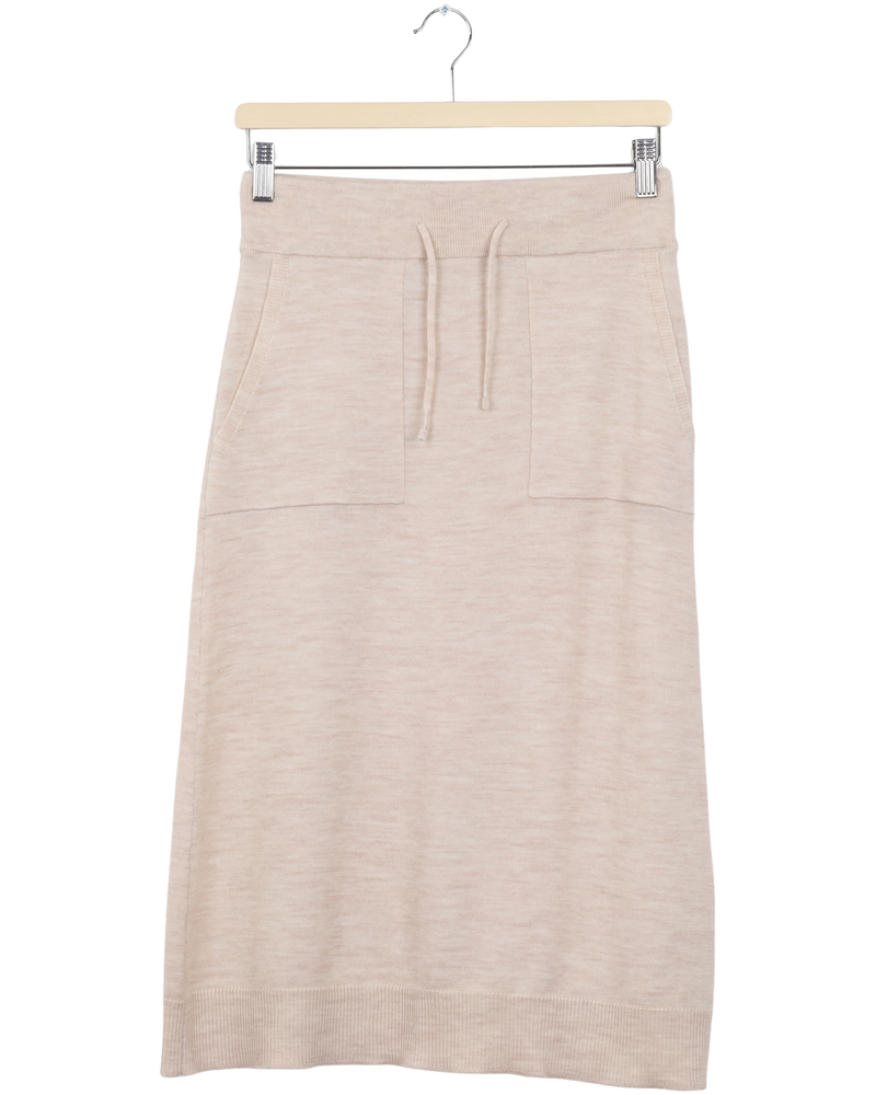 Secondhand Lucia Merino Skirt - Nougat Melange