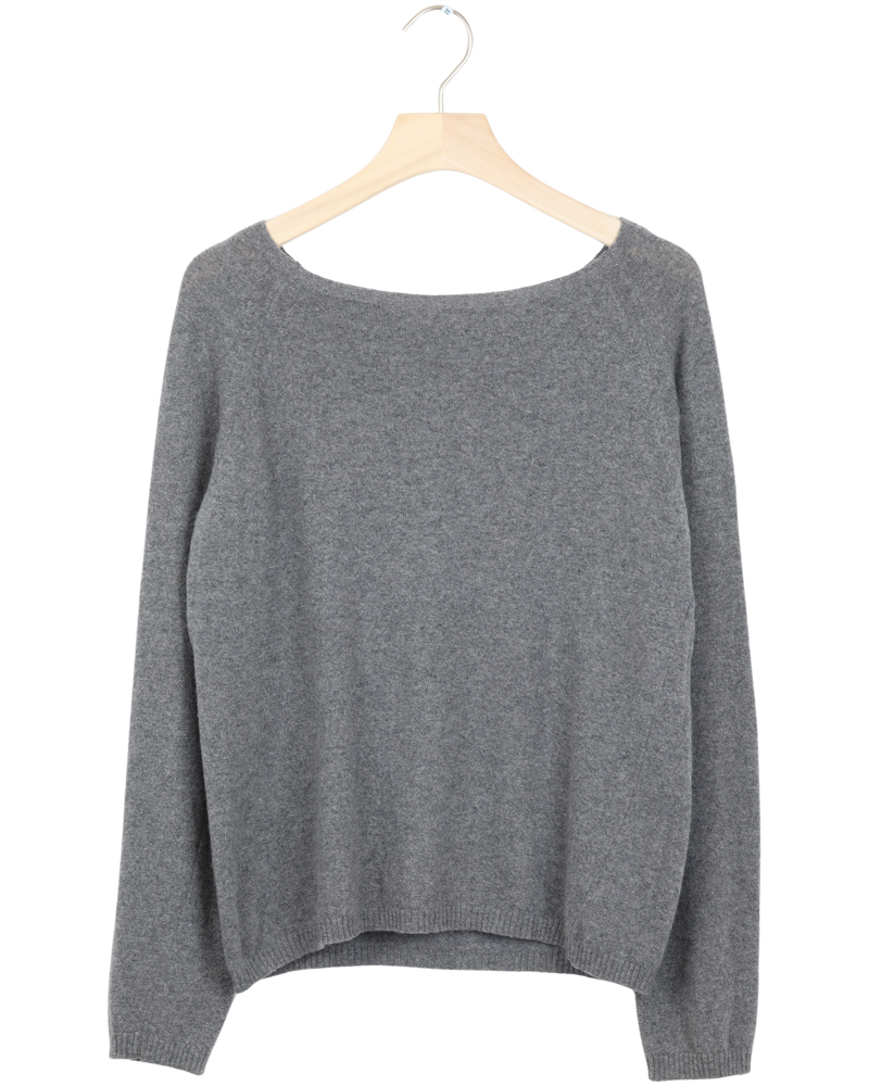 Secondhand Elisabeth Knit Blouse - Dark Grey