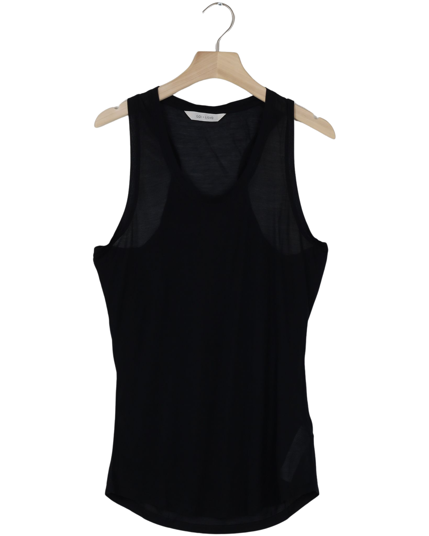 Secondhand Nellie Silk Top - Stretch Limo Black