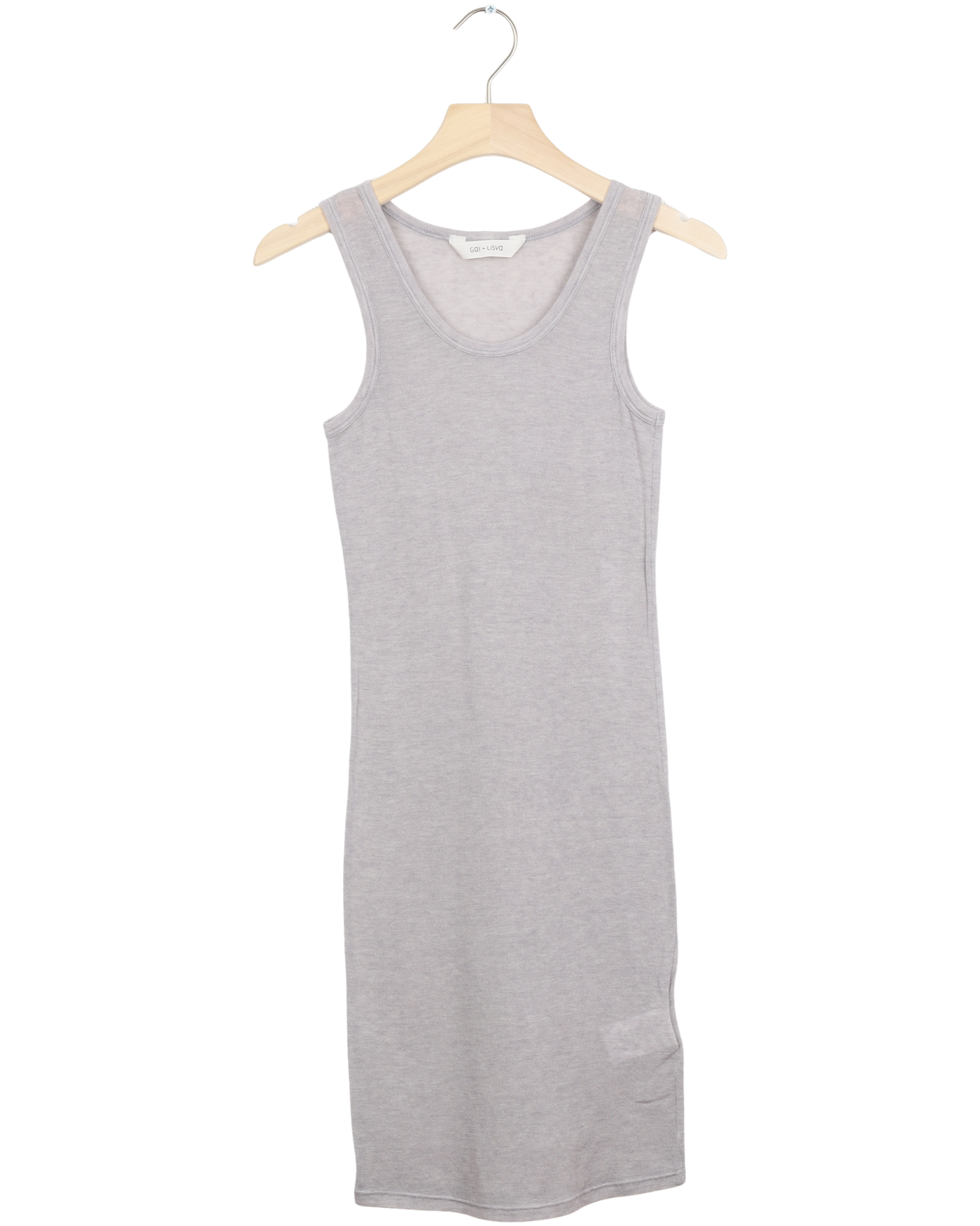 Secondhand Anis Wool Slip Dress - Light Grey Melange