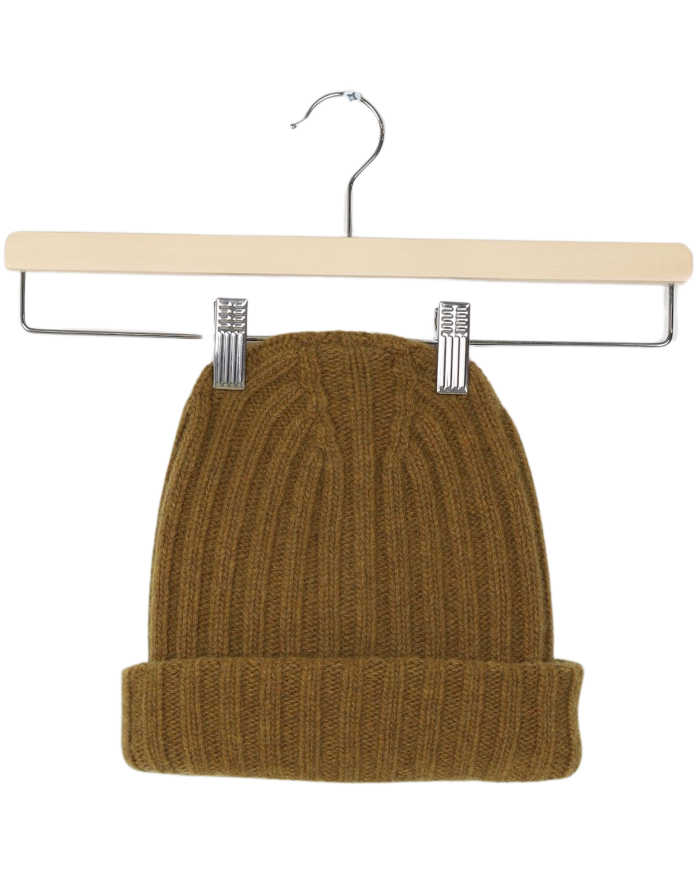 Secondhand Kari Lambswool Beanie - Dried Tobacco