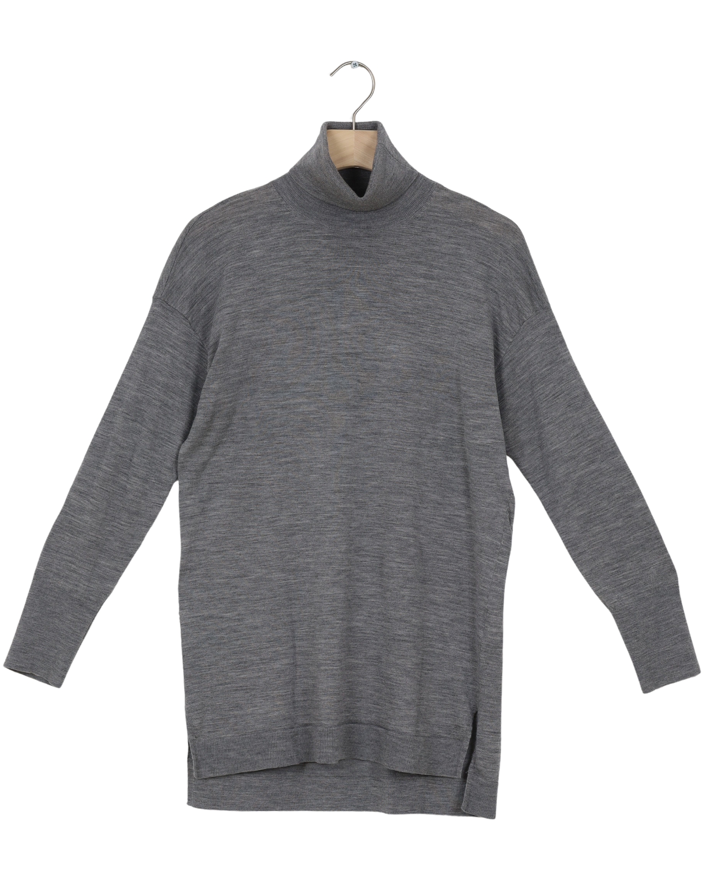 Secondhand Julie Merino Turtleneck - Light Grey Melange