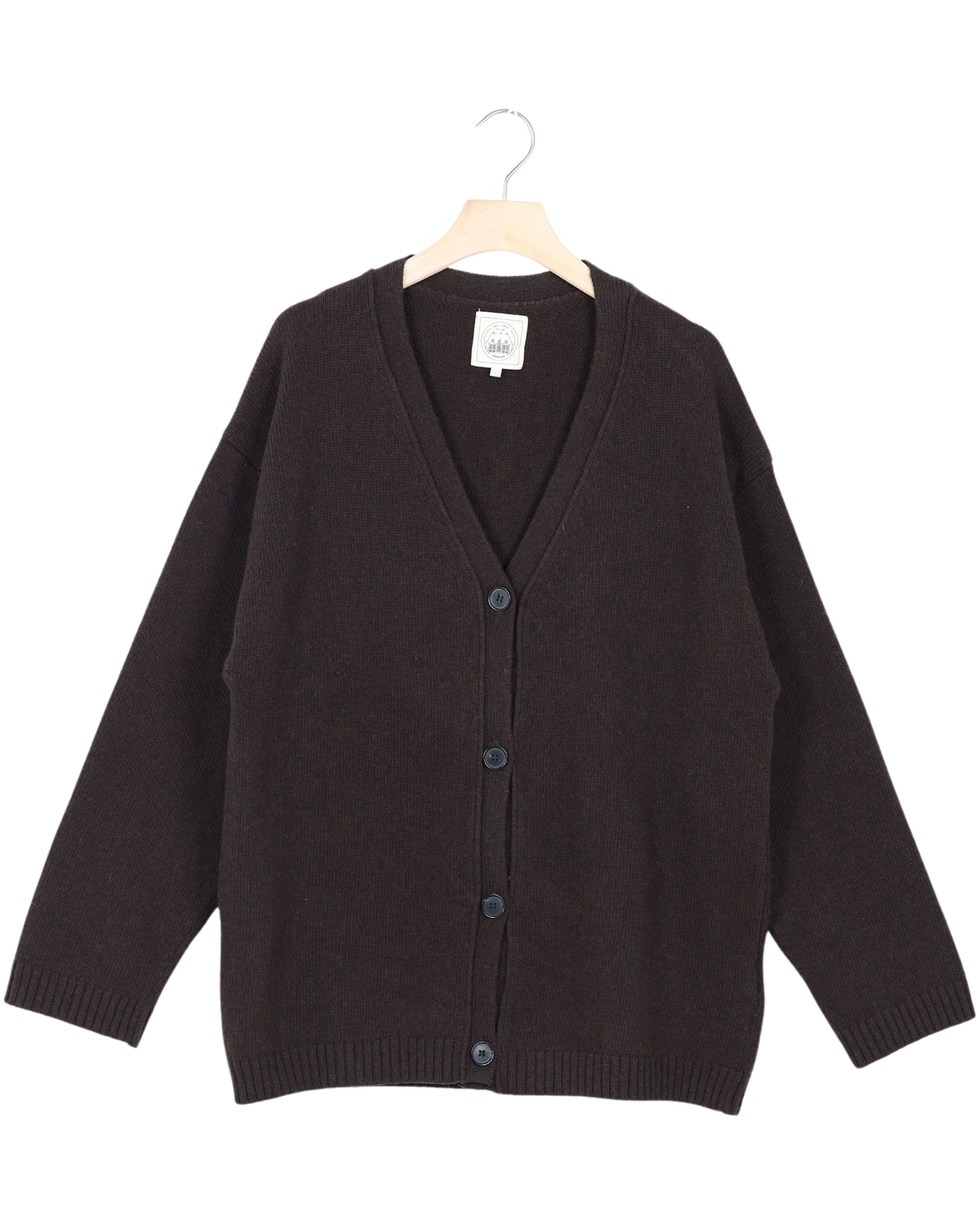 Secondhand Edith Lambswool Cardigan GOTS 243975 - Mulch