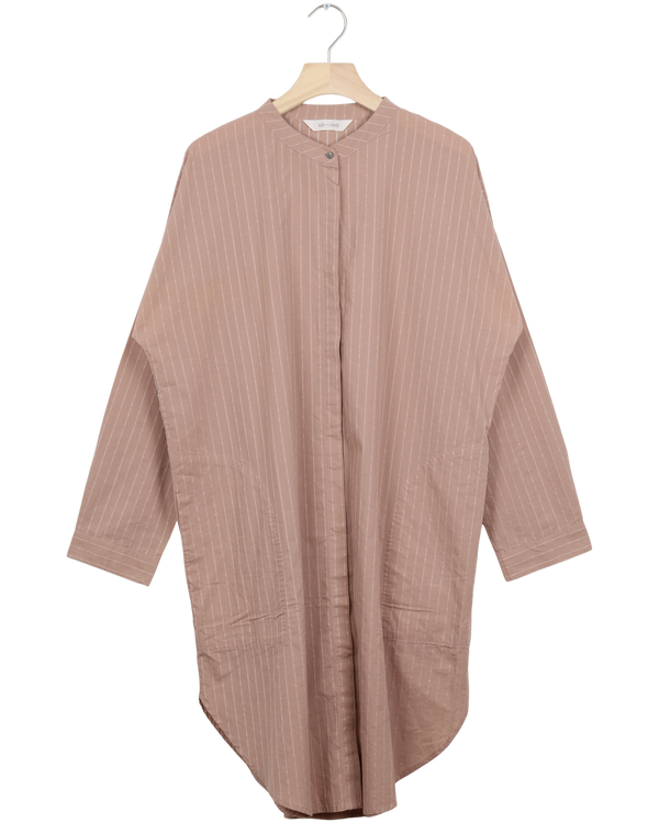 Secondhand Oline Cotton Shirt Dress - Brush