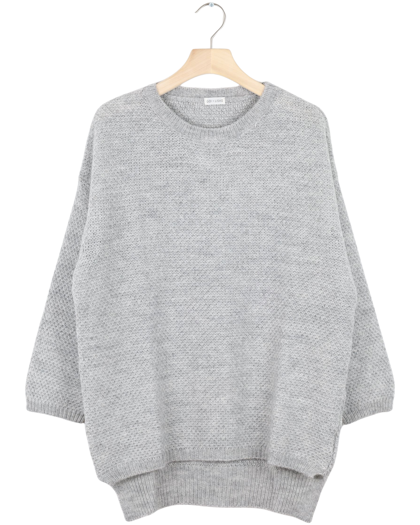 Secondhand Martina Knit Pullover - Light Grey Melange