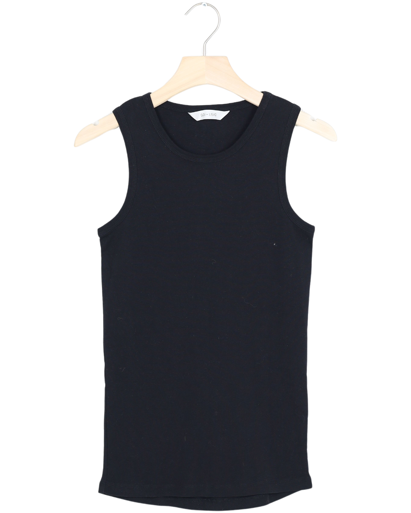 Secondhand Alberte Cotton 1x1 RIB Top - Black