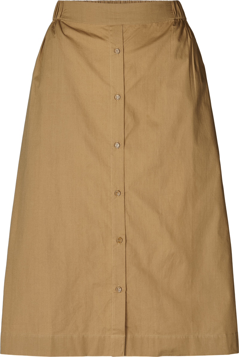 GAI+LISVA Benedicte Skirt Cotton Popllin Dresses & Skirts 178 Brown Mustard