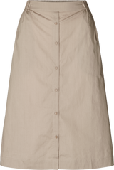 GAI+LISVA Benedicte Skirt Cotton Popllin Dresses & Skirts 628 Calm Grey