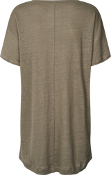 GAI+LISVA Bertha Linen T-shirt Top 600 Bungee Cord