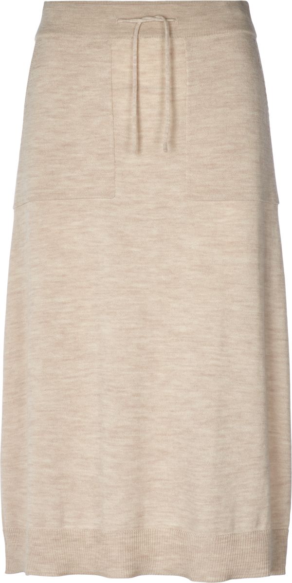 Lucia Merino Skirt - Nougat Melange