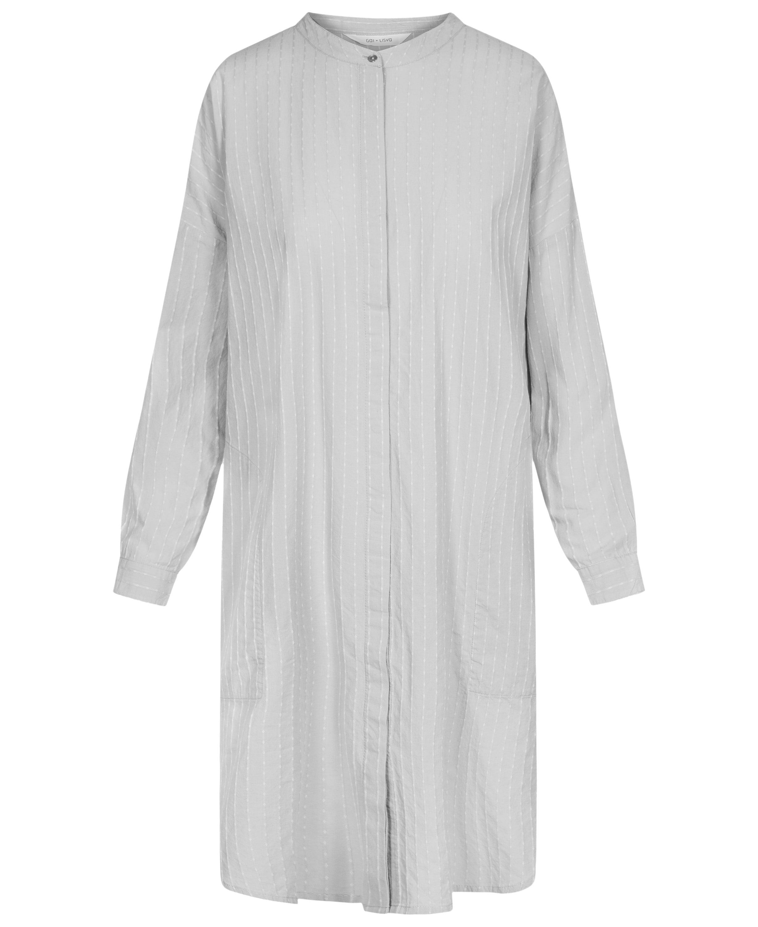 GAI+LISVA Oline Cotton Shirt Dress Shirt 155 Silver Scone