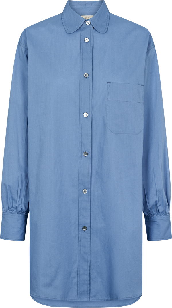GAI+LISVA Rosa Shirt Cotton Poplin Shirt 658 Powder Blue