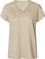 GAI+LISVA Simone Linen Tee Shirt Top 967 Natural